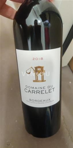 Bordeaux Domaine Carrelet 2018