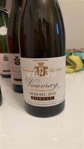 Thung lũng sông Loire Vouvray Domaine Clos Naudin 2018