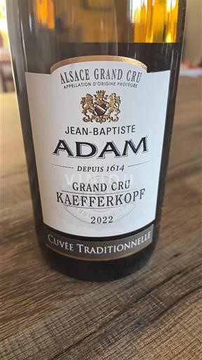 Alsácia Não especificado Grand Cru Jean-Baptiste Adam Cuv%c3%a9e Traditionnelle 2022