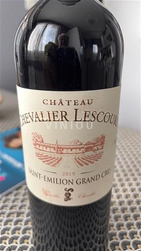 Bordeaux Saint-Émilion Grand Cru Grand Cru Château Chevalier Lescours 2019