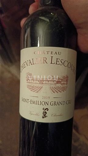 Bordeaux Saint-Émilion Grand Cru Grand Cru Château Chevalier Lescours 2019