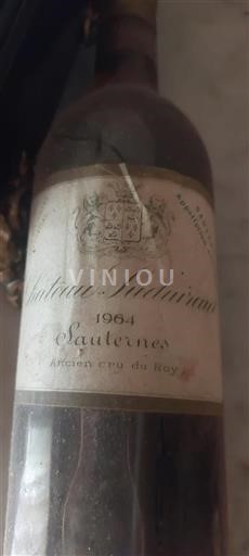 Burdeos Sauternes Grand Cru Château Suduiraut 1964
