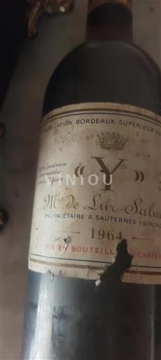 Bordeaux Bordeaux Supérieur Château Yquem "Y" 1964