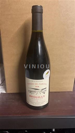 Beaujolais Brouilly Domaine Des Gabettes 2018