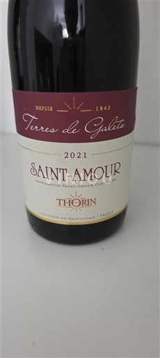 Beaujolais Saint-Amour Thorin Terres de Galets 2021