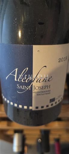 Vallée du Rhône Saint-Joseph Aléofane 2018