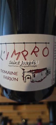 Vale do Ródano Saint-Joseph Domaine Farjon L'Imprévu 2020