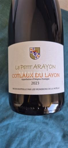 Loire Valley Coteaux du Layon Les Vignerons de La Noëlle Le Petit Arayon 2023