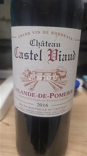 Burdeos Lalande-de-Pomerol Château Castel Viaud 2016