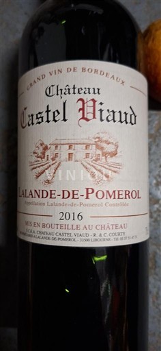 Bordeaux Lalande-de-Pomerol Château Castel Viaud 2016