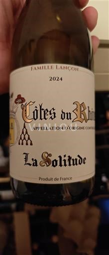 Rhône-dalen Côtes-du-Rhône Famille Lançon La Solitude 2024