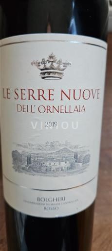 Toskana Bolgheri Ornellaia Le Serre Nuove 2019