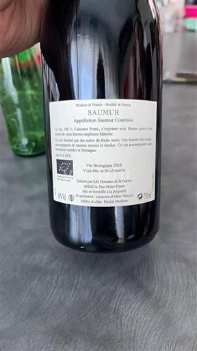 Vallée de la Loire Saumur Domaine La Paleine 2018