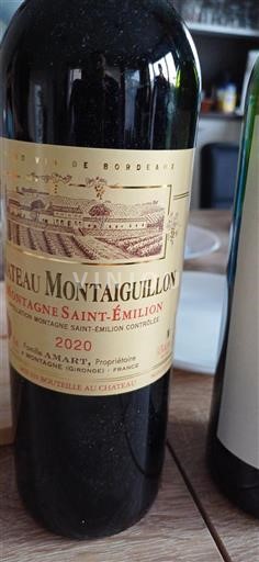 Bordéus Montagne-saint-émilion Château Montaiguillon 2020