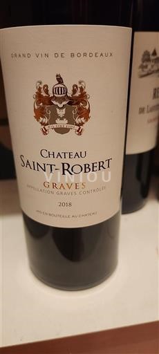 Bordeaux Graves Château Saint-Robert 2018