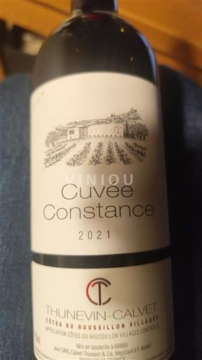 Rosellón Côtes del Roussillon Villages Thunevin-Calvet Constance 2021