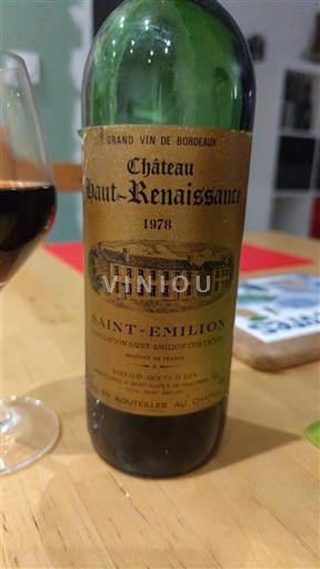 Bordeaux Saint-Émilion Château Haut-Renaissance 1978