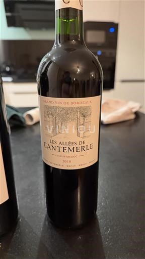 Bordoja Haut-Médoc Château Cantemerle Les Allées de Cantemerle 2018