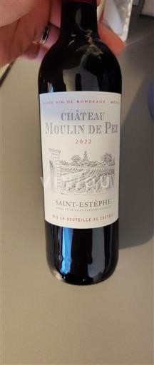 Burdeos Saint-Estèphe Château Moulin de Pez 2022
