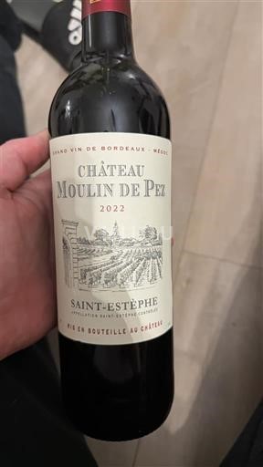 Bordeaux Saint-Estèphe Château Moulin de Pez 2022