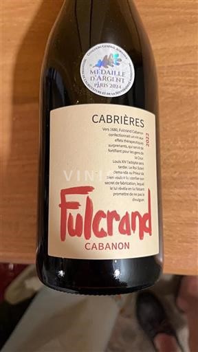 Languedoc Cabrières Fulcrand Cabanon 2022
