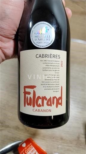 Languedoc Cabrières Fulcrand Cabanon 2022