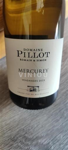 Bourgondië Mercurey Domaine Pillot 2023