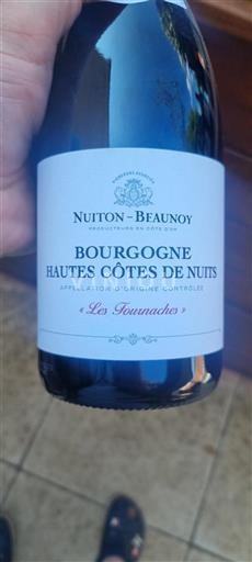 Burgund Hautes Côtes de Nuits Nuiton-Beaunoy Les Fournaches 2021