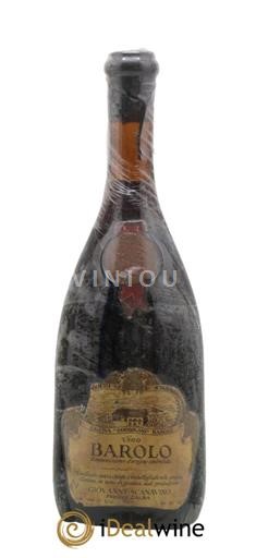 Piedmont Wines Barolo Giovanni Scanavino 1961
