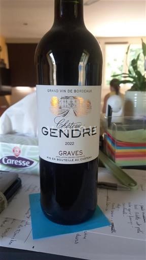 Burdeos Graves Château Gendre 2022
