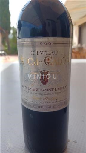 Bordéus Montagne-saint-émilion Château Roc de Calon Prestige 1999