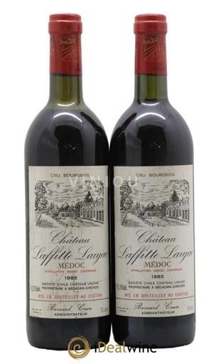Bordéus Médoc Cru Bourgeois Laffitte Laujac 1985