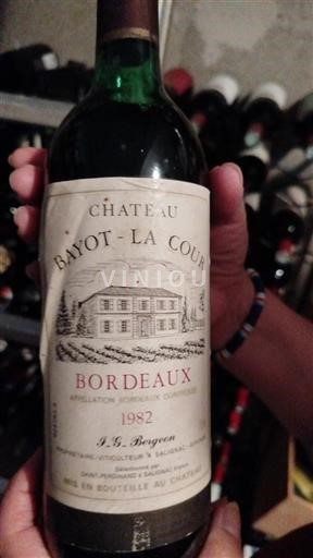 Bordeaux Château Bayot-La Cour 1982