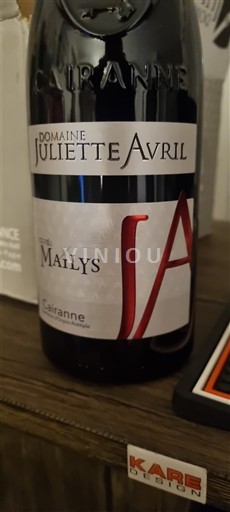 Rhônevallei Cairanne Domaine Juliette Avril Mailys 2022