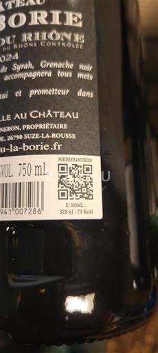 Рона долина Кот дю Рон Château La Borie 2024