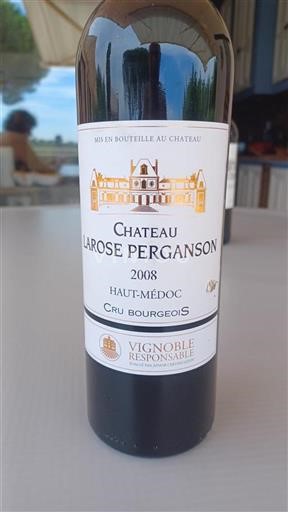 Bordéus Haut-Médoc Cru Bourgeois Château Larose Perganson 2008