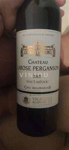 Bordeaux Haut-Médoc Cru Bourgeois Château Larose Perganson 2008