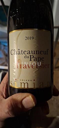 Thung lũng Rhône Châteauneuf-du-pape Simian Le Traversier 2019