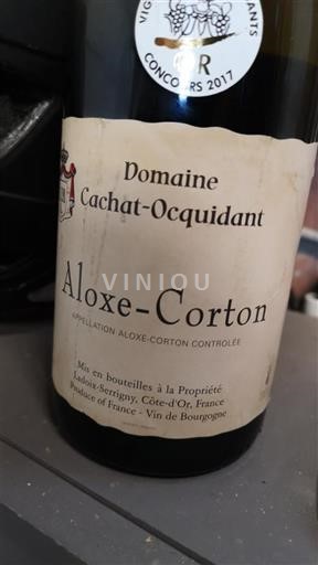 Burgundi Aloxe-Corton Domaine Cachat-Ocquidant 2015