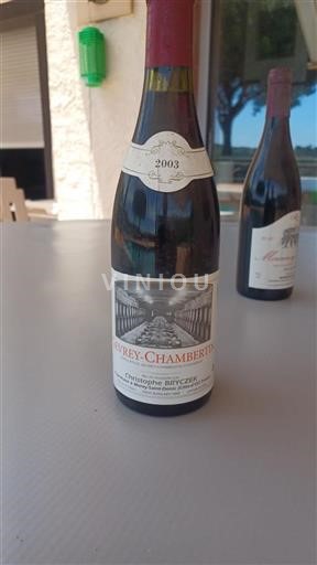 Burgund Gevrey-Chambertin Christophe Bryczek 2003