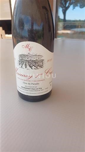 Borgonha Mercurey Premier Cru Monneret Père et Fils Clos du Paradis 2010