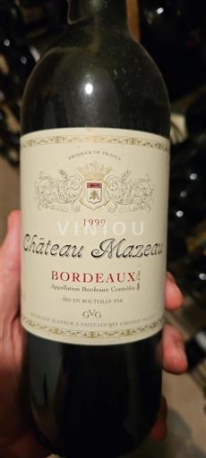 Bordeaux Château Mazeau 1999