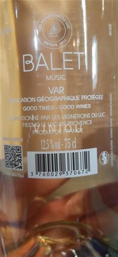 Provence, Ala-Rhônen laakso, Korsika Var Les Vignerons du Luc Baleti Music 2024