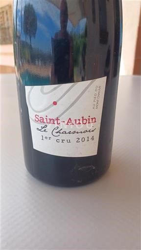 Vin Rouge sec Le Charmois 2014 France Bourgogne Saint-Aubin AOC Premier Cru