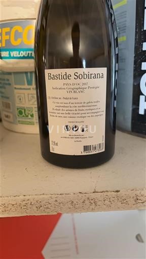 Languedoc og Roussillon Pays d'Oc Bastide Sobirana 2017