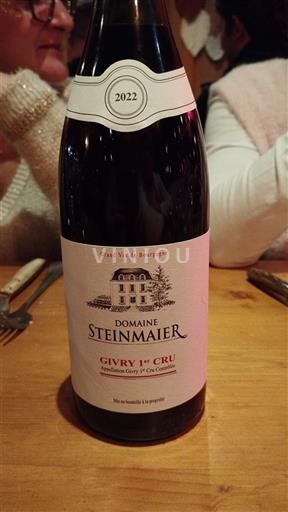 Bourgogne Không được chỉ định Premier Cru Domaine Steinmaier 2022