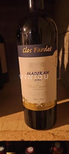 Sudoeste Madiran Clos Fardet 2010