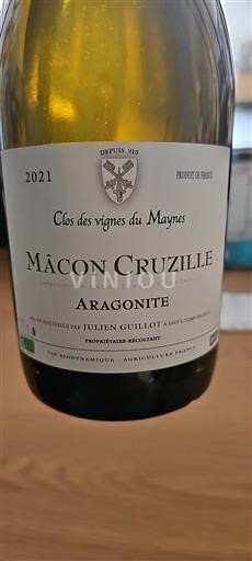Borgoña Mâcon y Mâcon-villages Clos des Vignes du Maynes Aragonite 2021