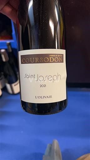 Vallée du Rhône Saint-Joseph Coursodon L'Olivaie 2021