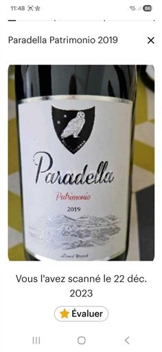 Korzika Патримонио Paradella 2019